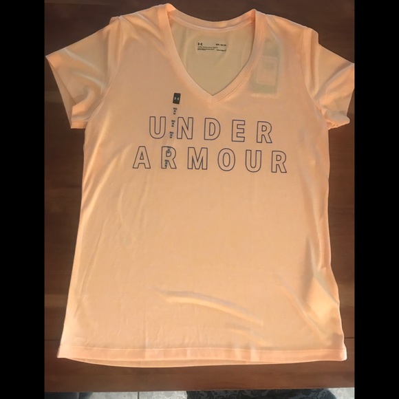 NWT Women Under Armour HeatGear Short Sleeve Shirt - Picture 2 of 6